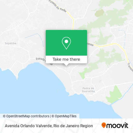 Mapa Avenida Orlando Valverde