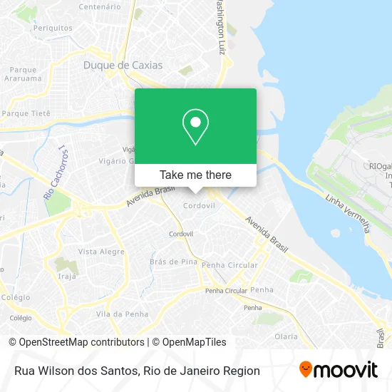 Rua Wilson dos Santos map