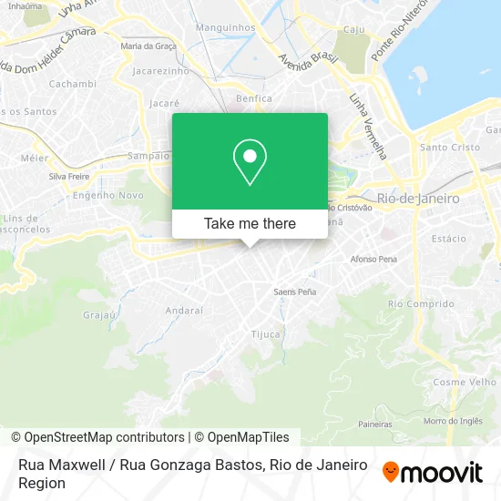 Rua Maxwell / Rua Gonzaga Bastos map