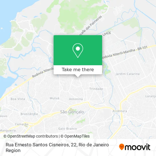 Rua Ernesto Santos Cisneiros, 22 map