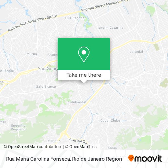 Rua Maria Carolina Fonseca map