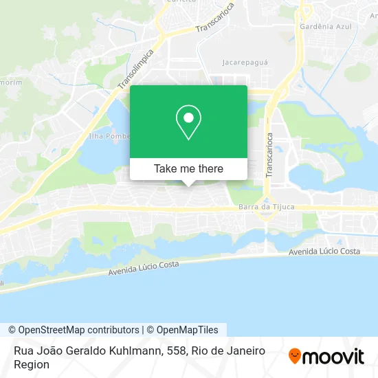 Rua João Geraldo Kuhlmann, 558 map