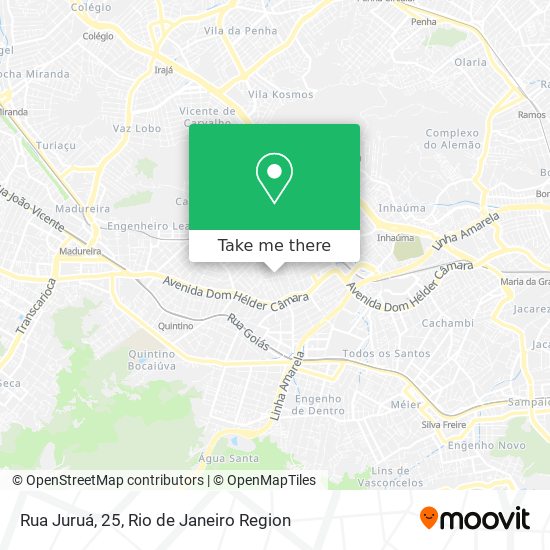 Rua Juruá, 25 map