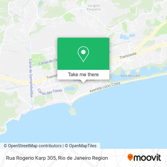Rua Rogerio Karp 305 map