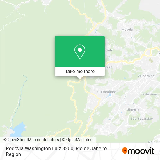 Rodovia Washington Luíz 3200 map