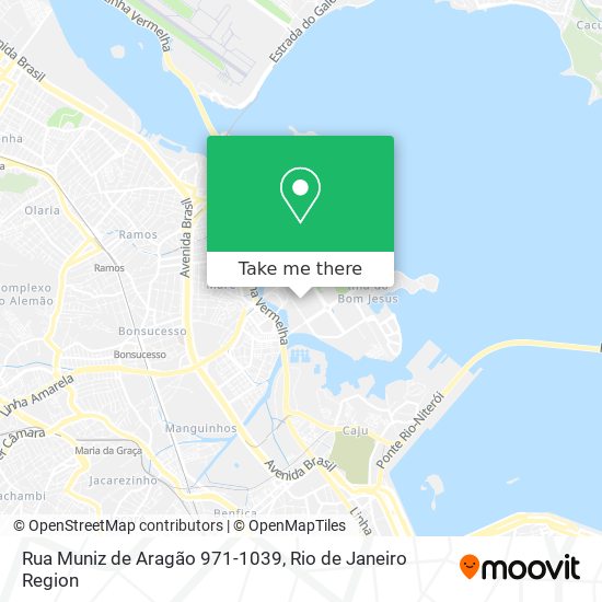 Mapa Rua Muniz de Aragão 971-1039