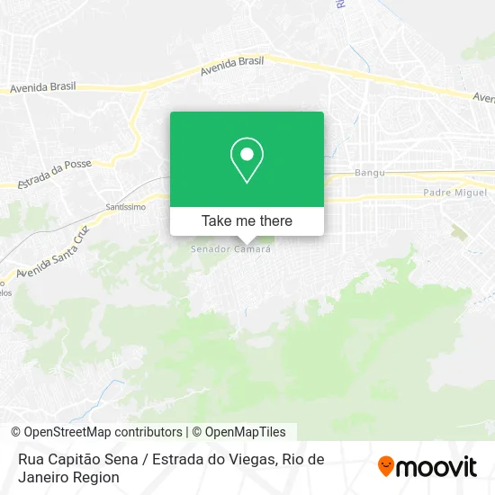 Rua Capitão Sena / Estrada do Viegas map