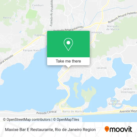 Maxixe Bar E Restaurante map
