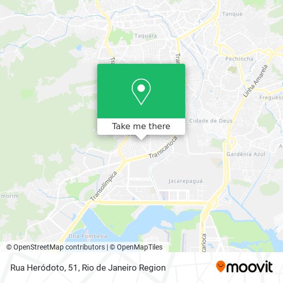 Mapa Rua Heródoto, 51