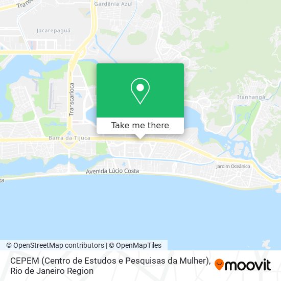 CEPEM (Centro de Estudos e Pesquisas da Mulher) map