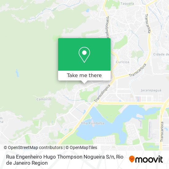 Rua Engenheiro Hugo Thompson Nogueira S / n map