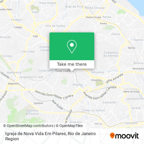 Igreja de Nova Vida Em Pilares map