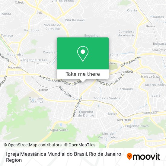 Mapa Igreja Messiânica Mundial do Brasil