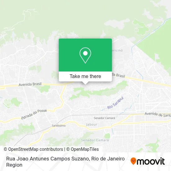 Rua Joao Antunes Campos Suzano map