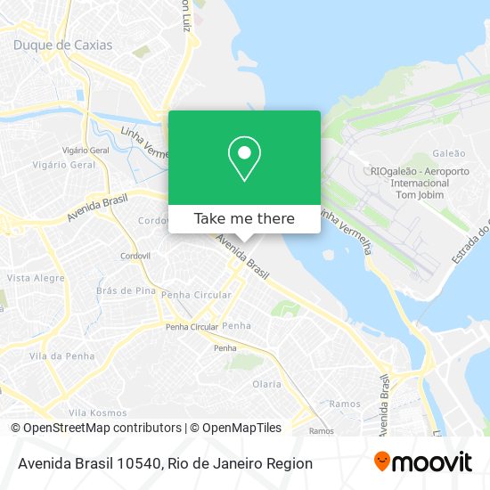 Mapa Avenida Brasil 10540