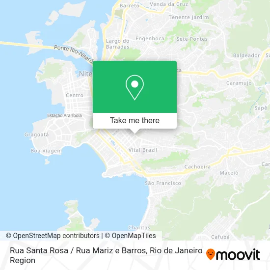 Rua Santa Rosa / Rua Mariz e Barros map