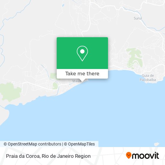 Praia da Coroa map