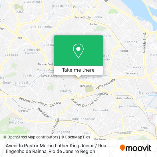 Avenida Pastor Martin Luther King Júnior / Rua Engenho da Rainha map