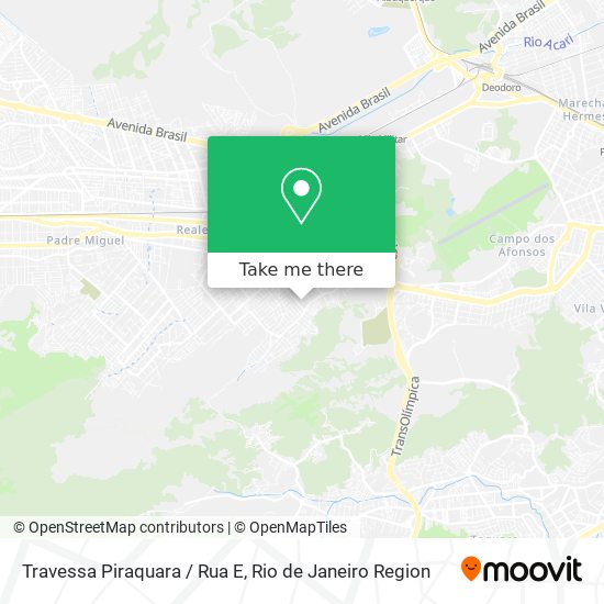 Travessa Piraquara / Rua E map