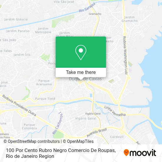 100 Por Cento Rubro Negro Comercio De Roupas map