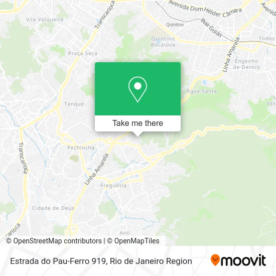 Estrada do Pau-Ferro 919 map