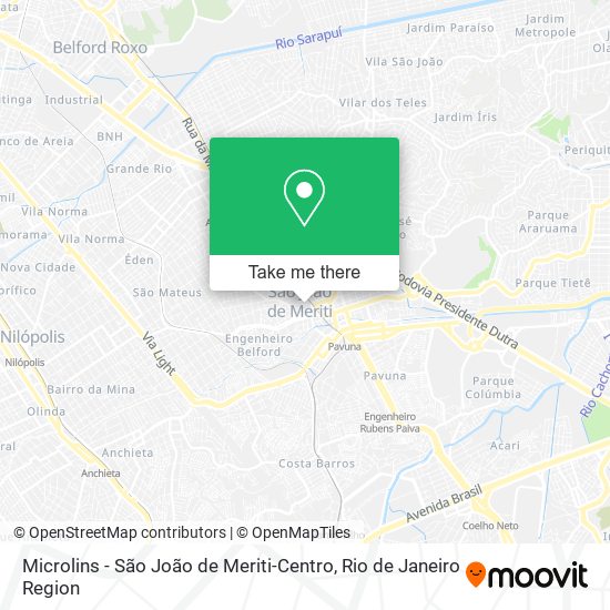 Microlins - São João de Meriti-Centro map