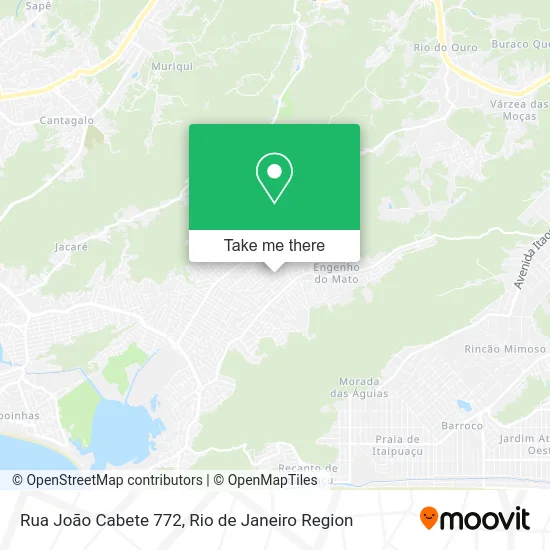 Rua João Cabete 772 map