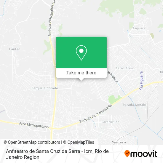 Anfiteatro de Santa Cruz da Serra - Icm map