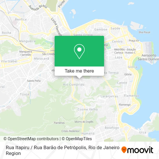 Rua Itapiru / Rua Barão de Petrópolis map