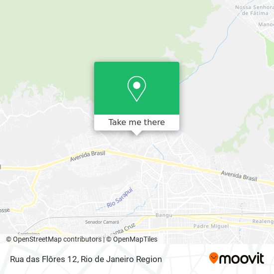 Rua das Flôres 12 map