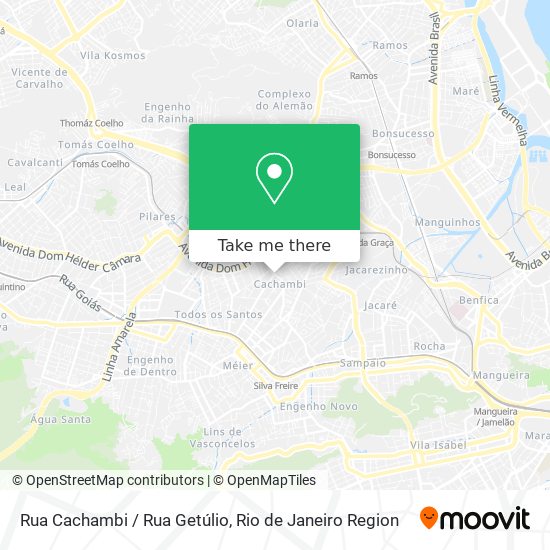 Rua Cachambi / Rua Getúlio map
