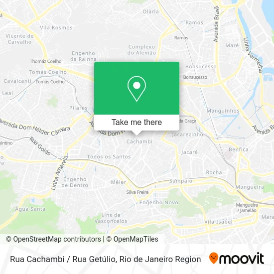 Rua Cachambi / Rua Getúlio map