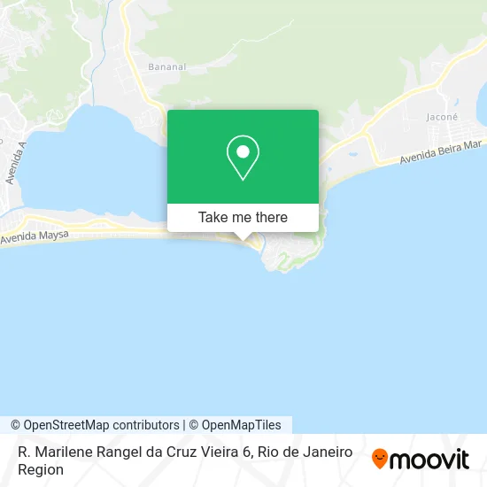 R. Marilene Rangel da Cruz Vieira 6 map