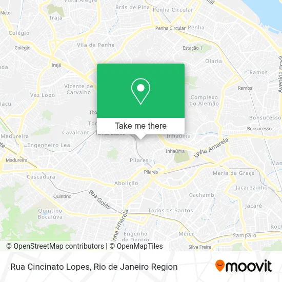 Rua Cincinato Lopes map