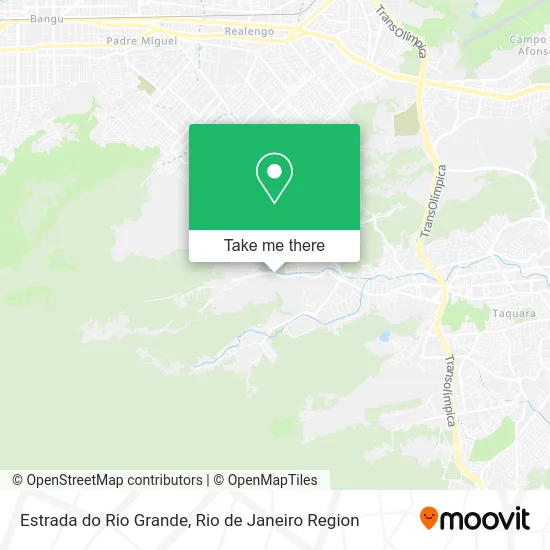 Estrada do Rio Grande map