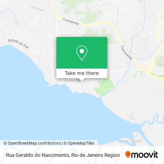 Mapa Rua Geraldo do Nascimento