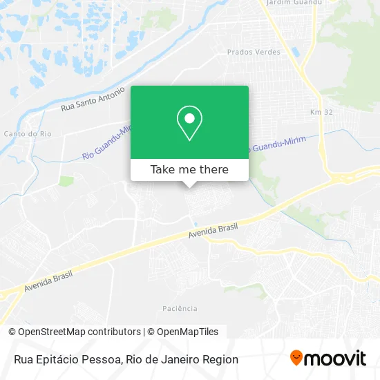 Rua Epitácio Pessoa map