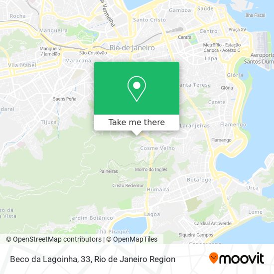 Beco da Lagoinha, 33 map