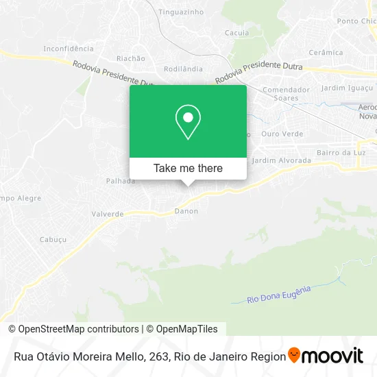 Rua Otávio Moreira Mello, 263 map