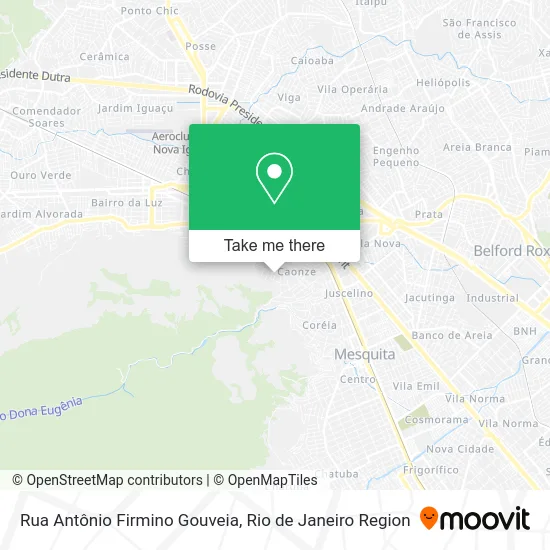 Rua Antônio Firmino Gouveia map