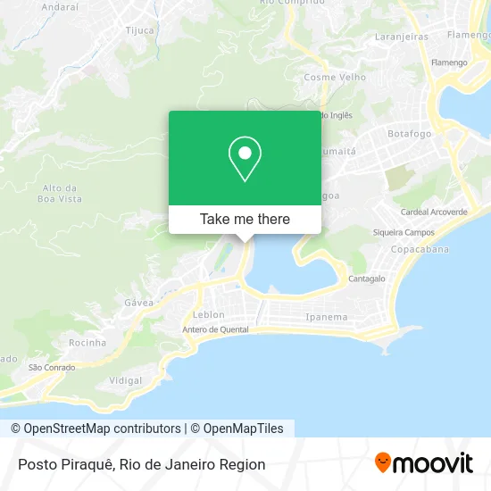 Posto Piraquê map