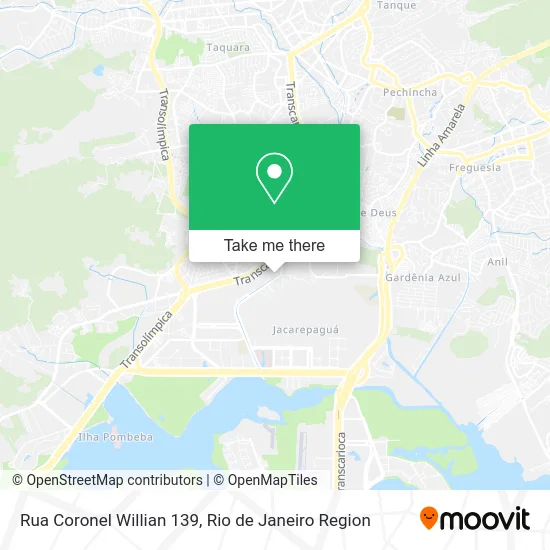 Rua Coronel Willian 139 map