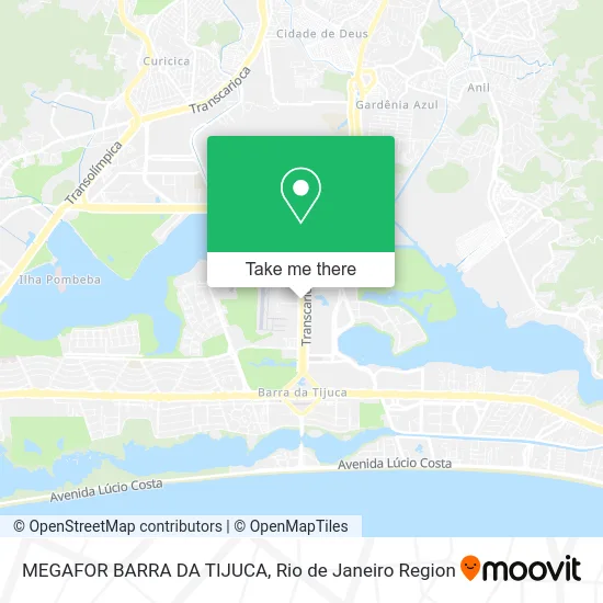MEGAFOR BARRA DA TIJUCA map