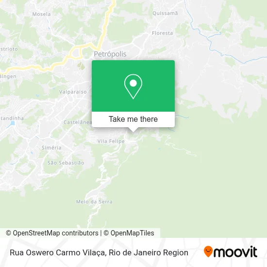 Rua Oswero Carmo Vilaça map