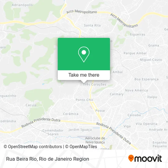 Rua Beira Rio map