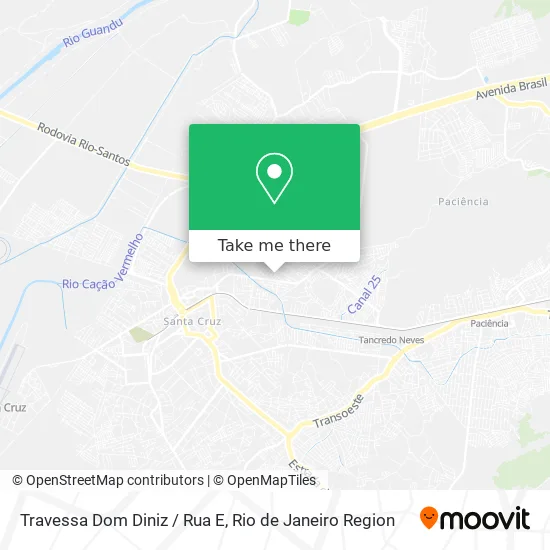 Travessa Dom Diniz / Rua E map