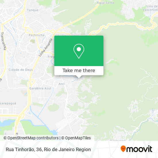 Rua Tinhorão, 36 map