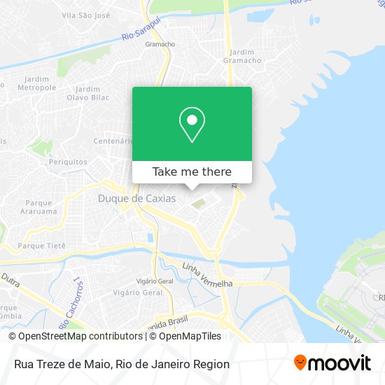 Mapa Rua Treze de Maio