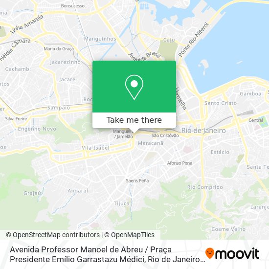 Avenida Professor Manoel de Abreu / Praça Presidente Emílio Garrastazu Médici map