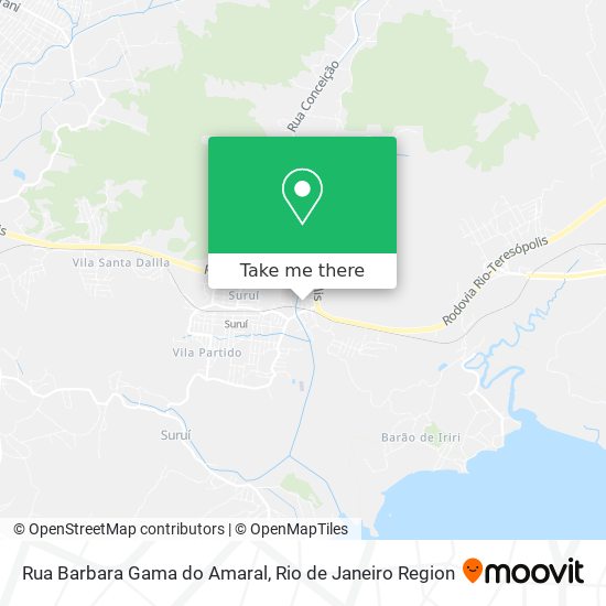 Rua Barbara Gama do Amaral map